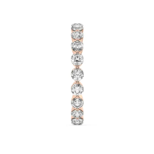 14K White Gold Yellow Gold Rose Gold Wedding Ring Natural Diamond Lab Grown Diamond Anniversary Ring