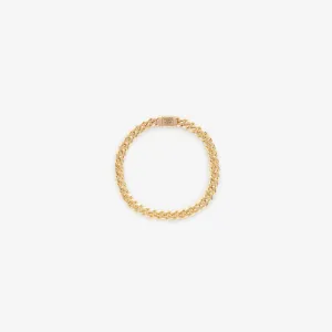 14Kt Gold Cuban Link Bracelet