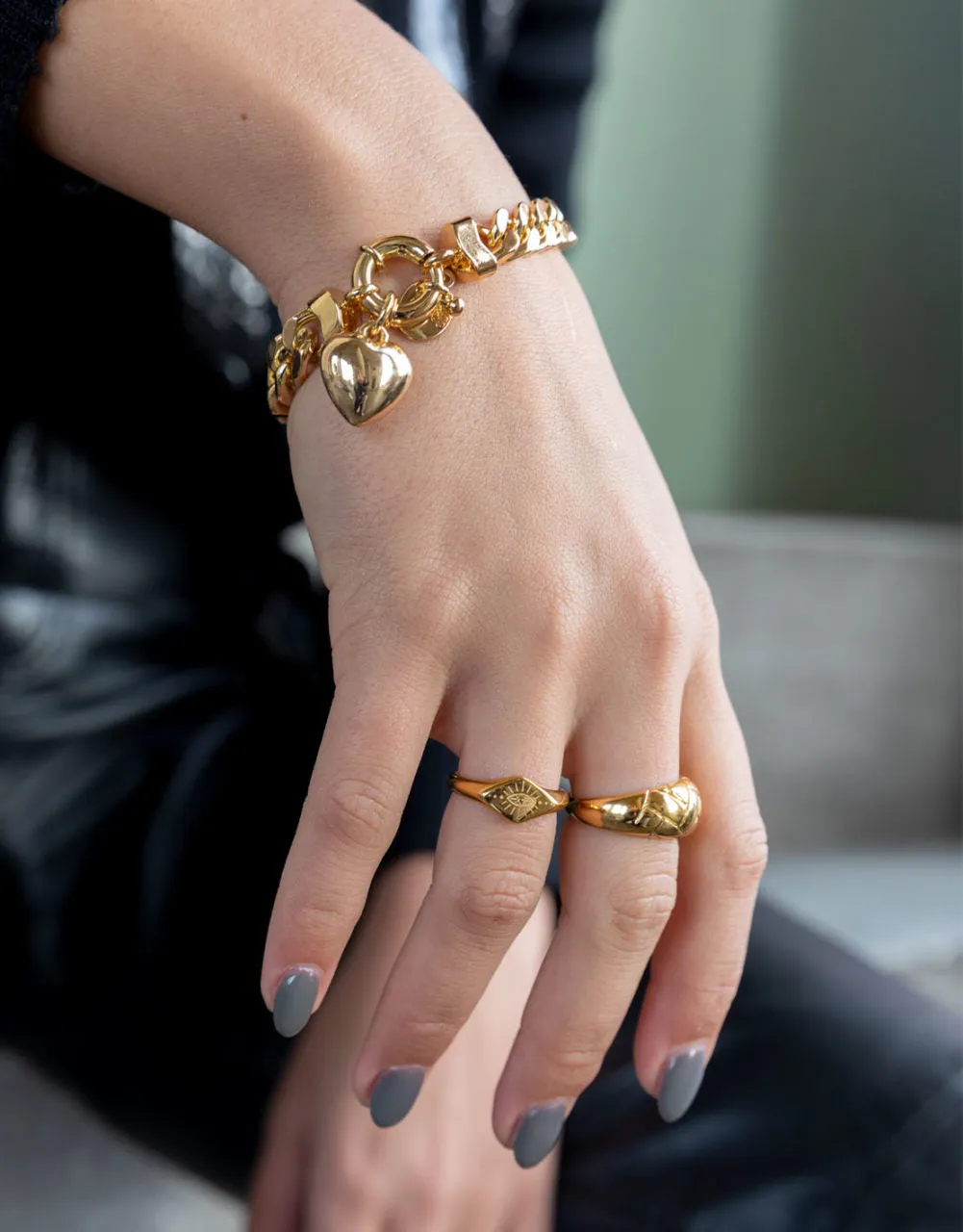Bracelet chain opal