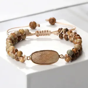 Brown Jasper Wrap Bracelets Collection