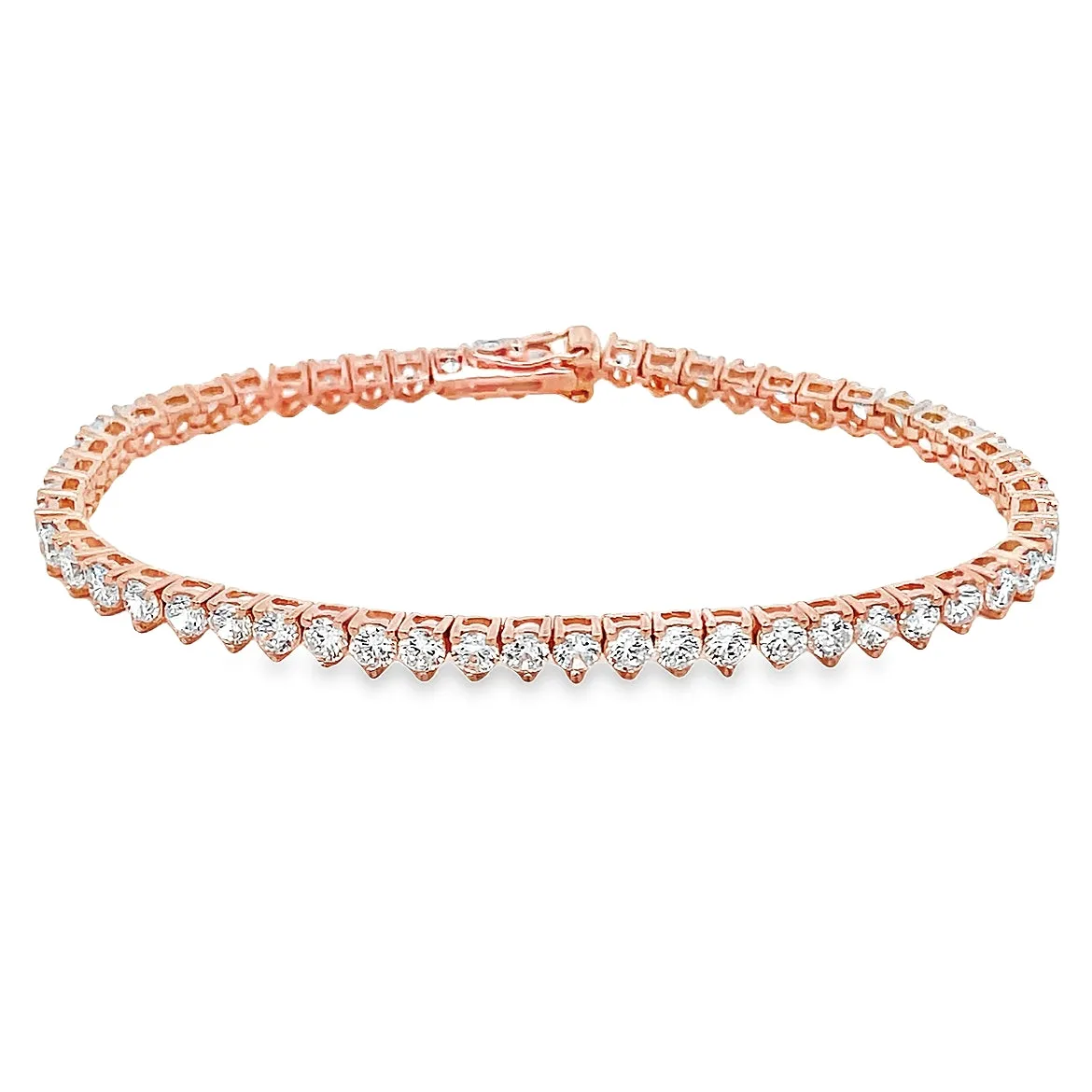 Classic Tennis Bracelet (3 mm - 3 Prong)