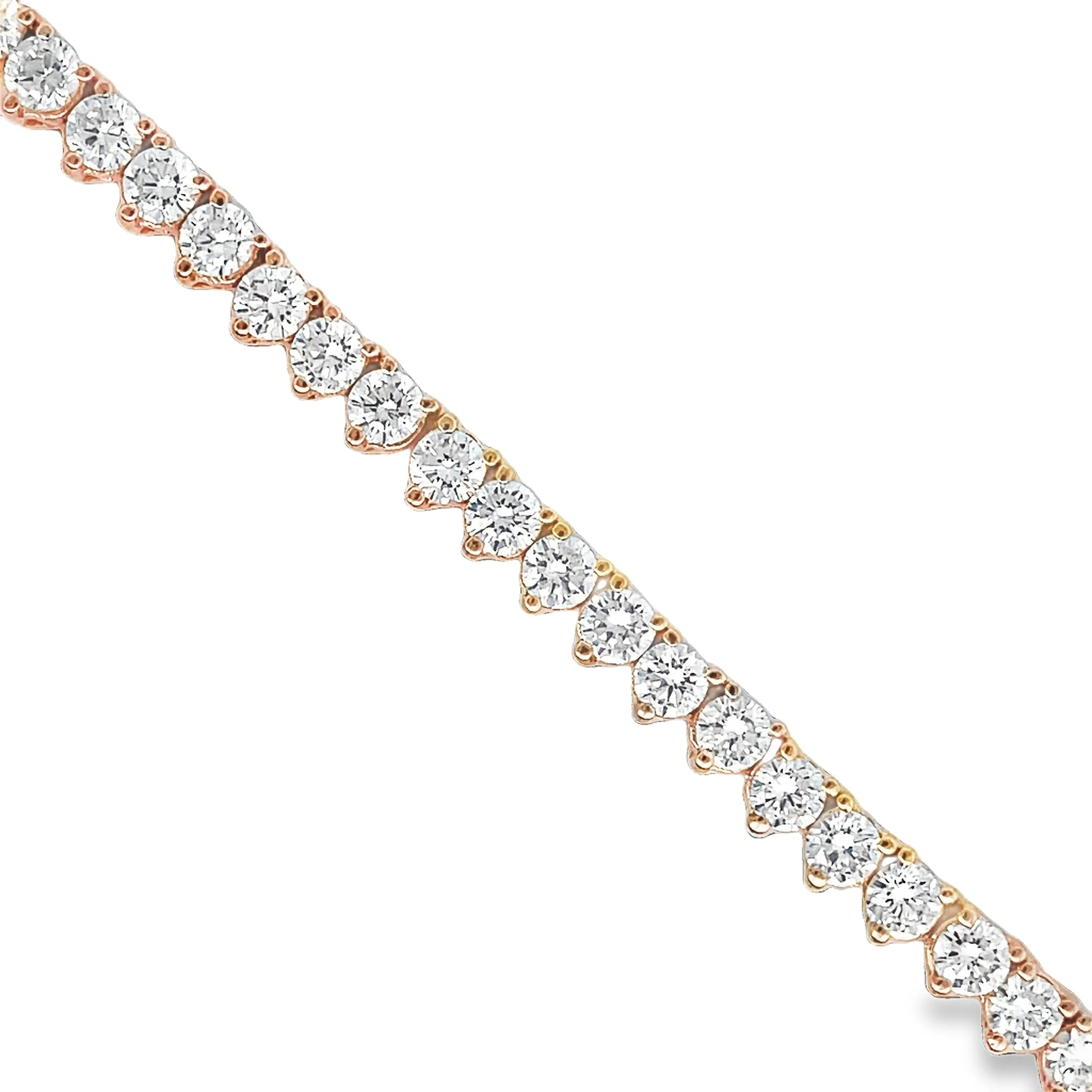 Classic Tennis Bracelet (3 mm - 3 Prong)