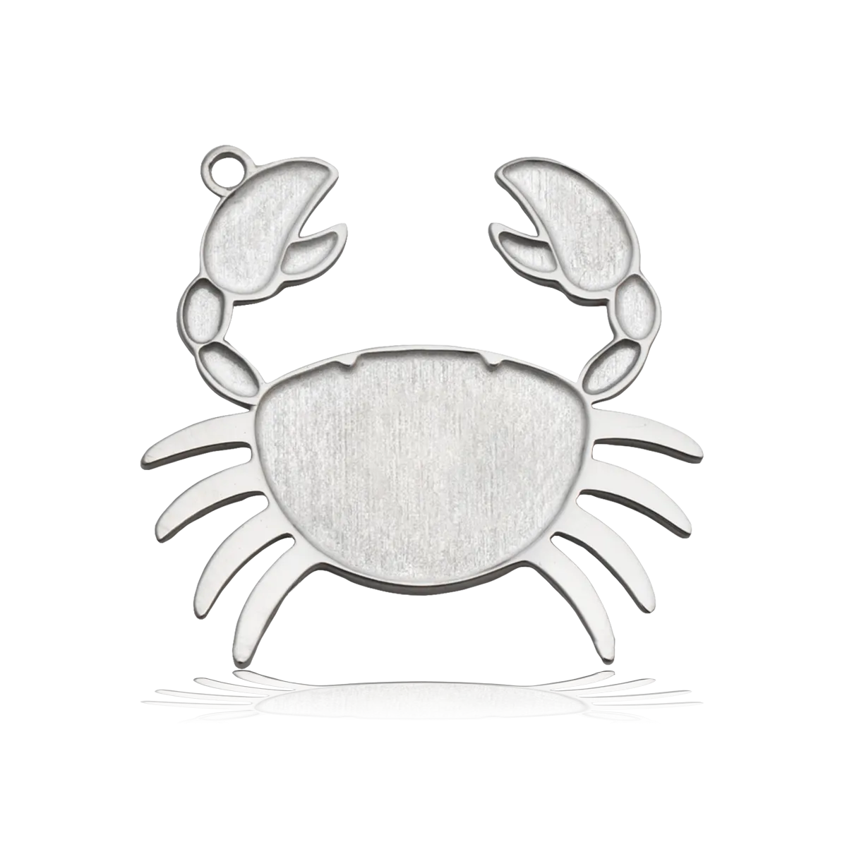 Crab Charm with Blue Opal Jade Charity Bracelet