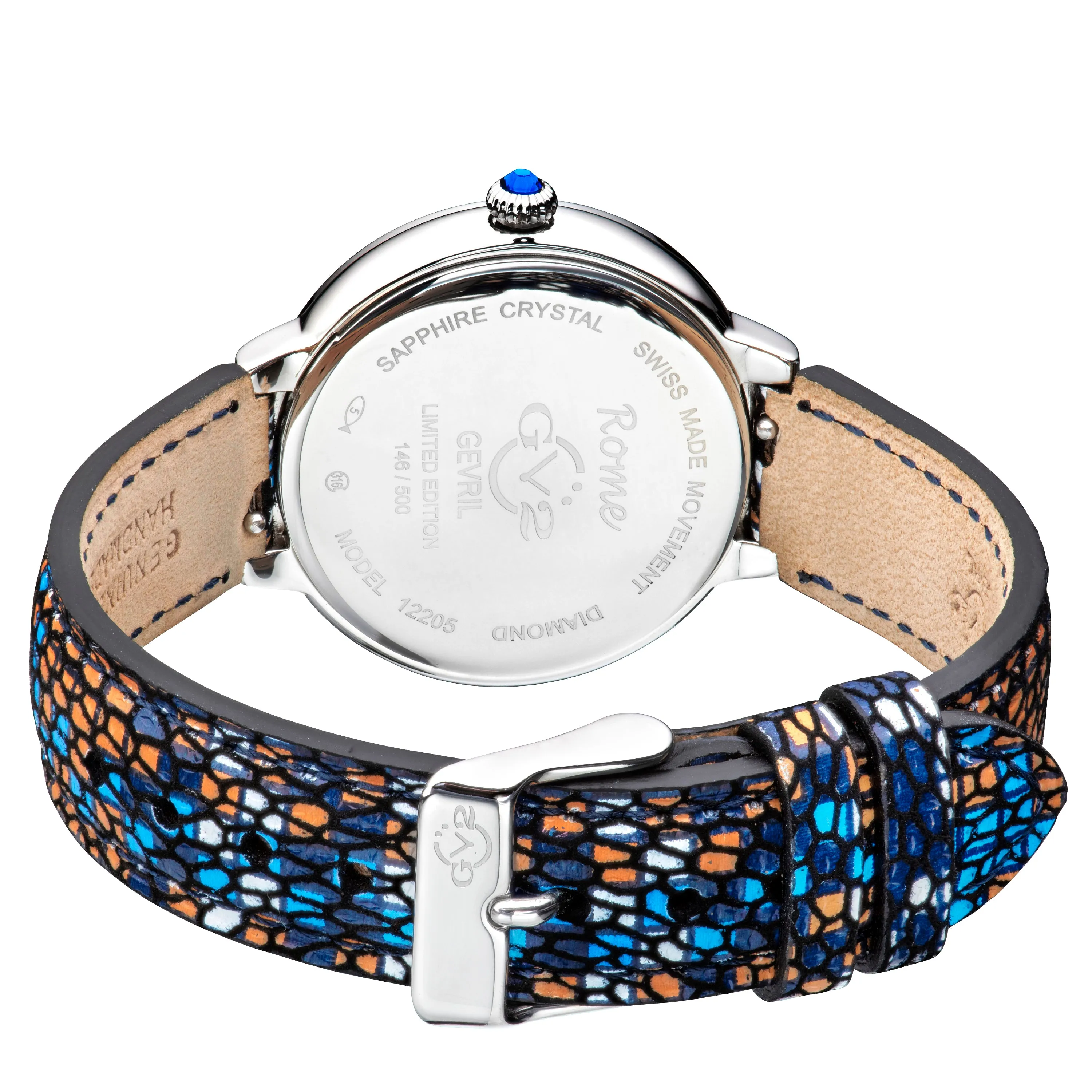 GV2 by Gevril Women's Rome 36mm Quartz Watch 12205S