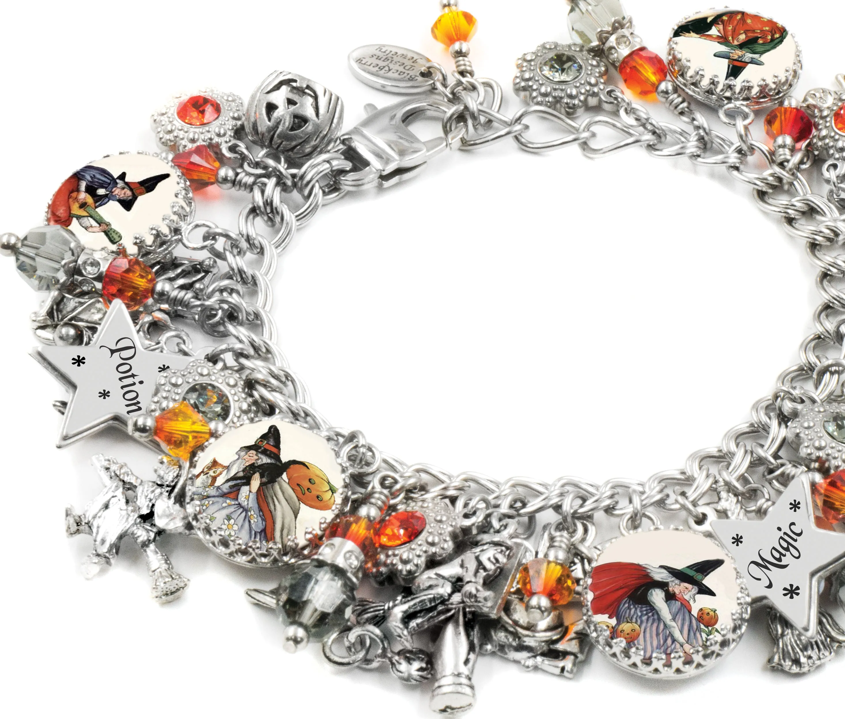Halloween Charm Bracelet, The Mystic Witch