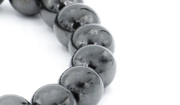 Hematite Natural Gemstone Centerpiece Bracelet