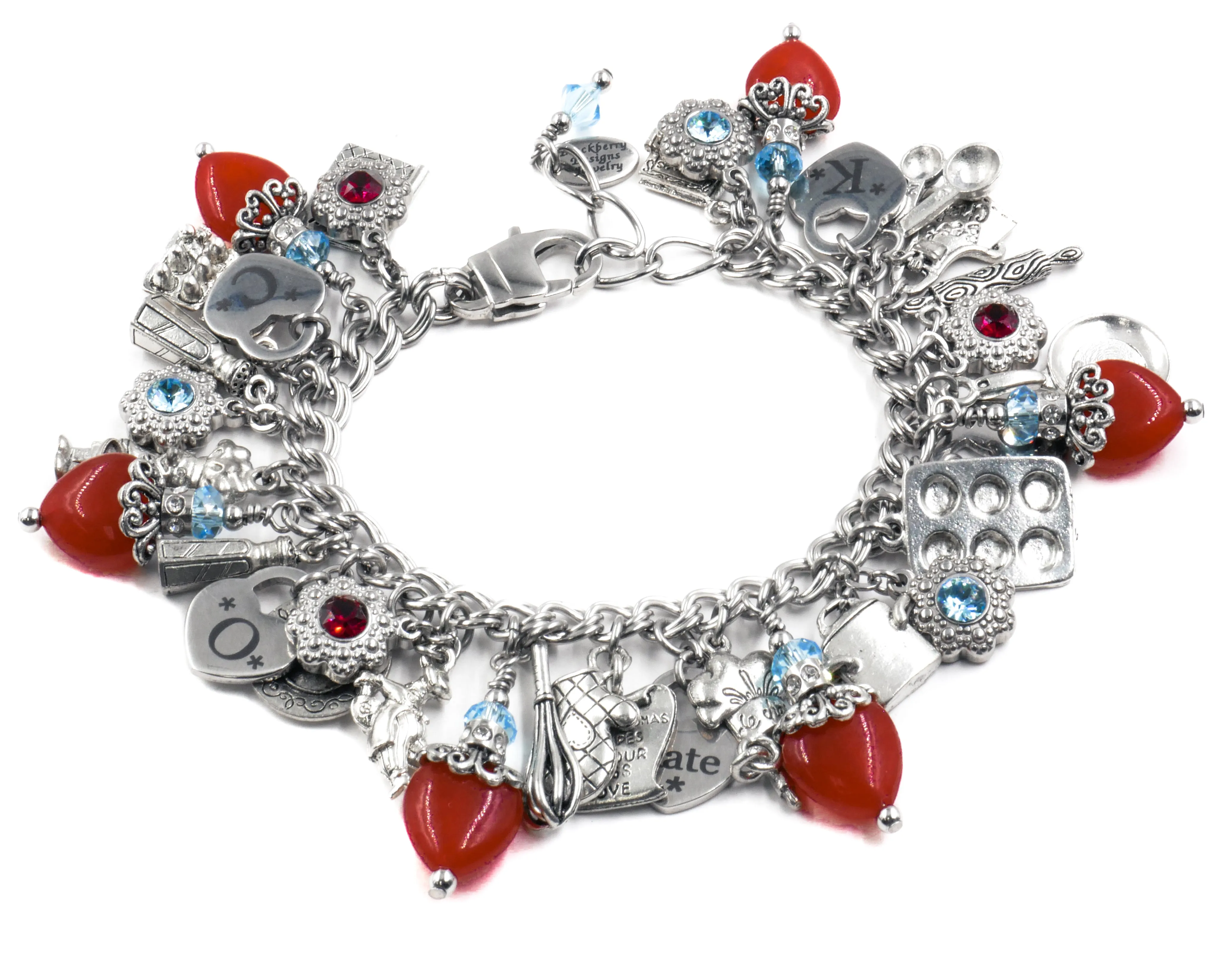 Kiss the Cook Charm Bracelet