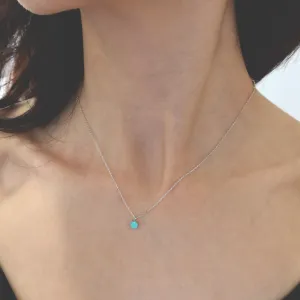 Little Blue Opal Necklace