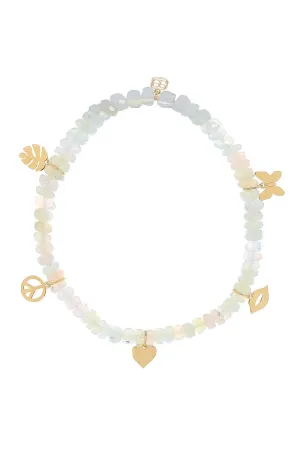 Mini Pure Opal Bead Bracelet