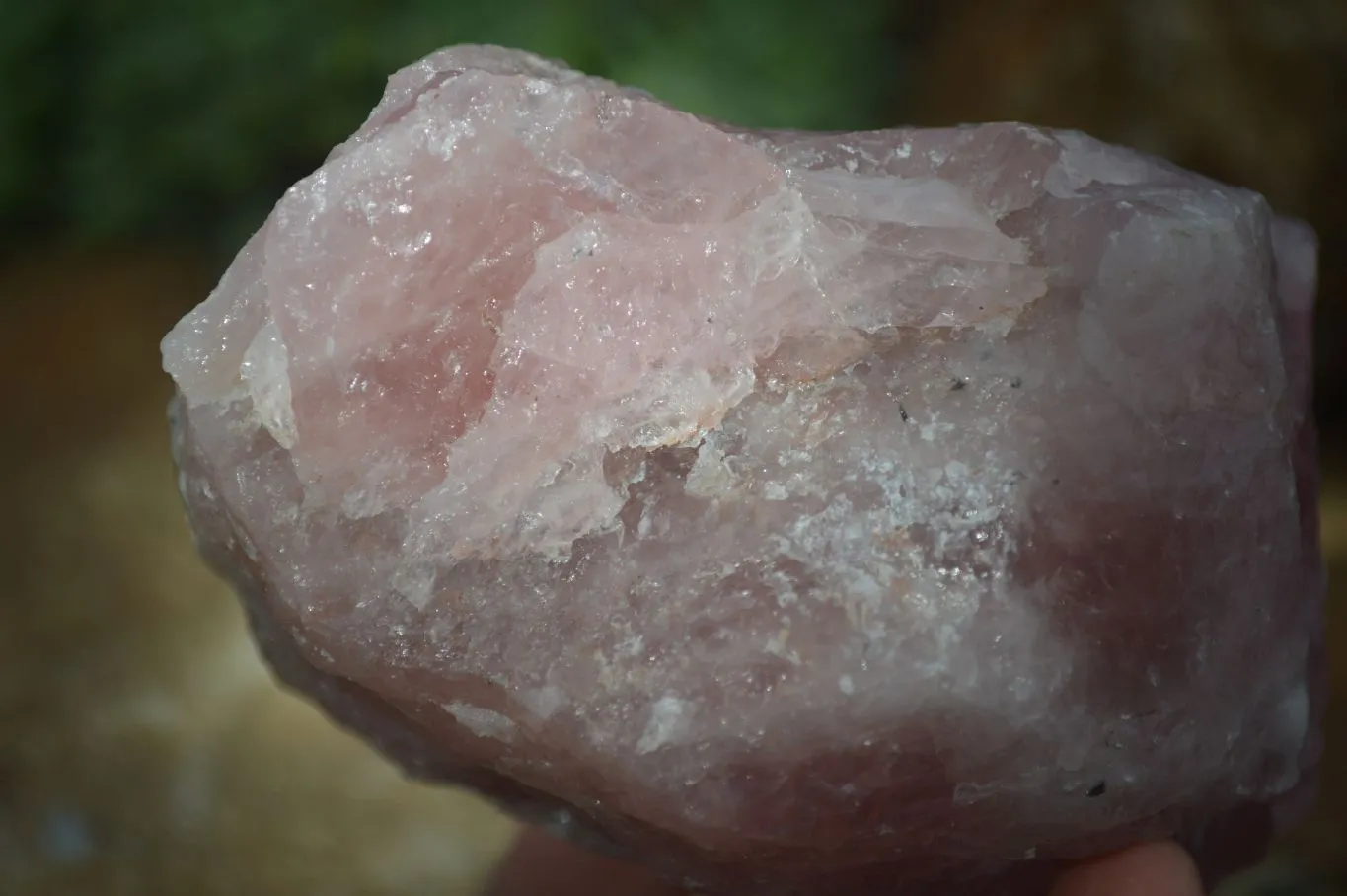 Natural Rough Pink Rose Quartz Specimens  x 4 From Namibia