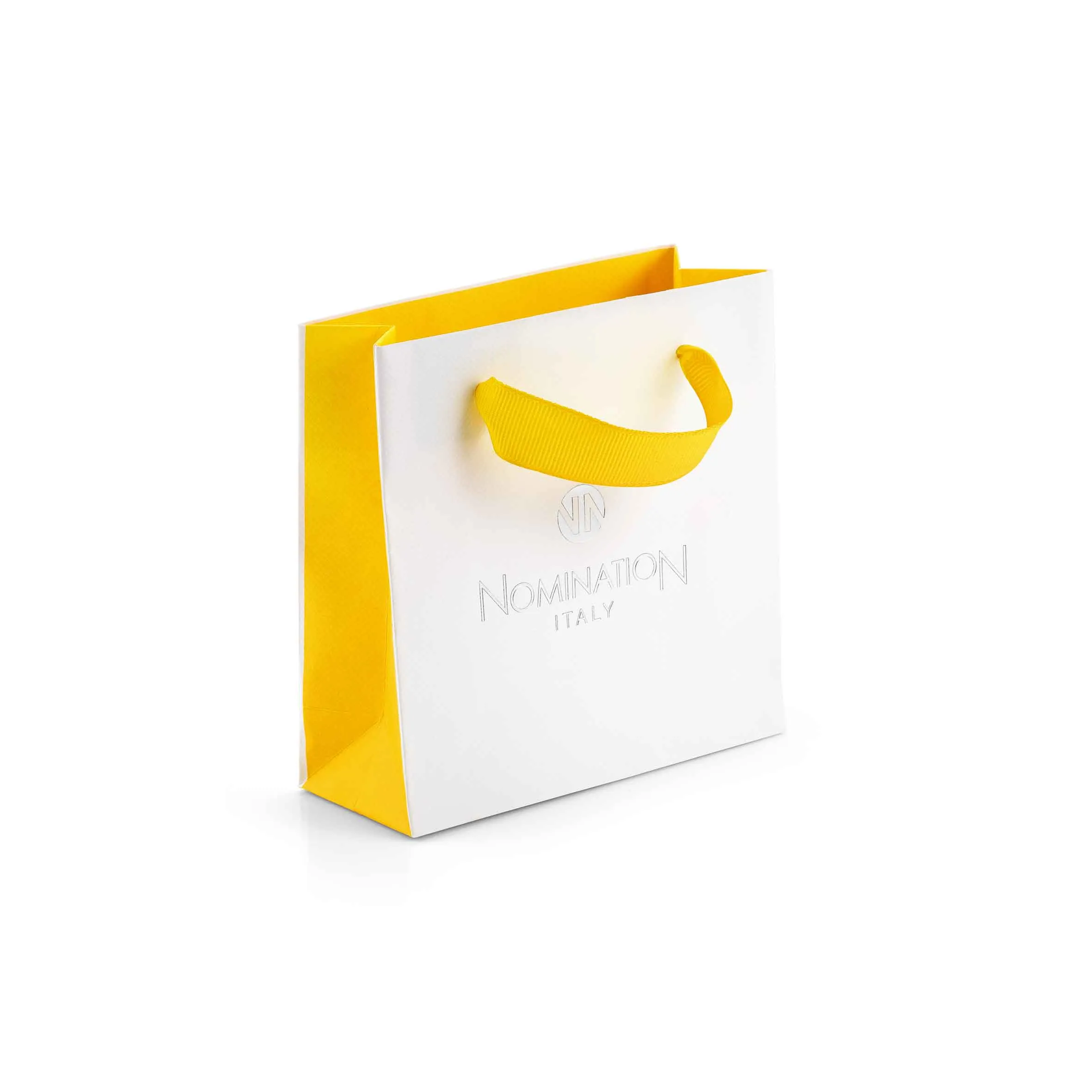 NOMINATION CLASSIC Gold Double Heart White Opal
