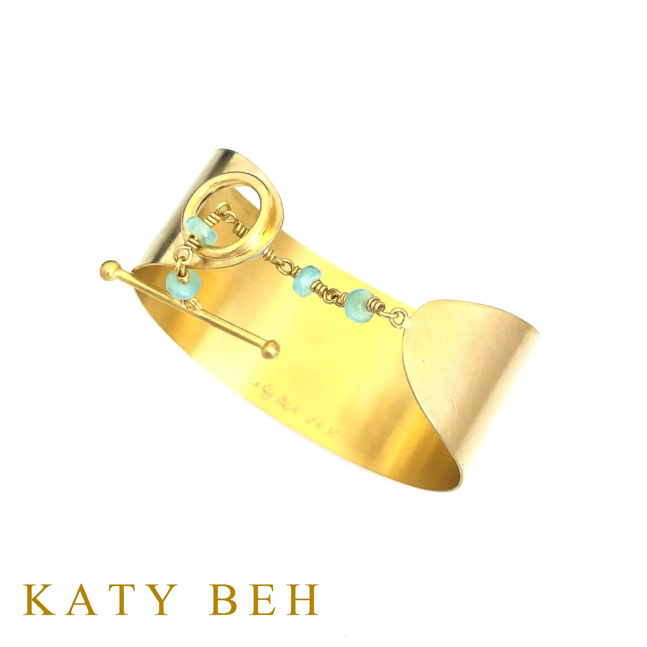 Opie 22k Gold Cuff Bracelet