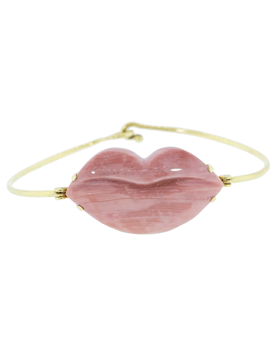 Pink Opal Lips Bracelet