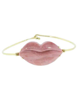 Pink Opal Lips Bracelet