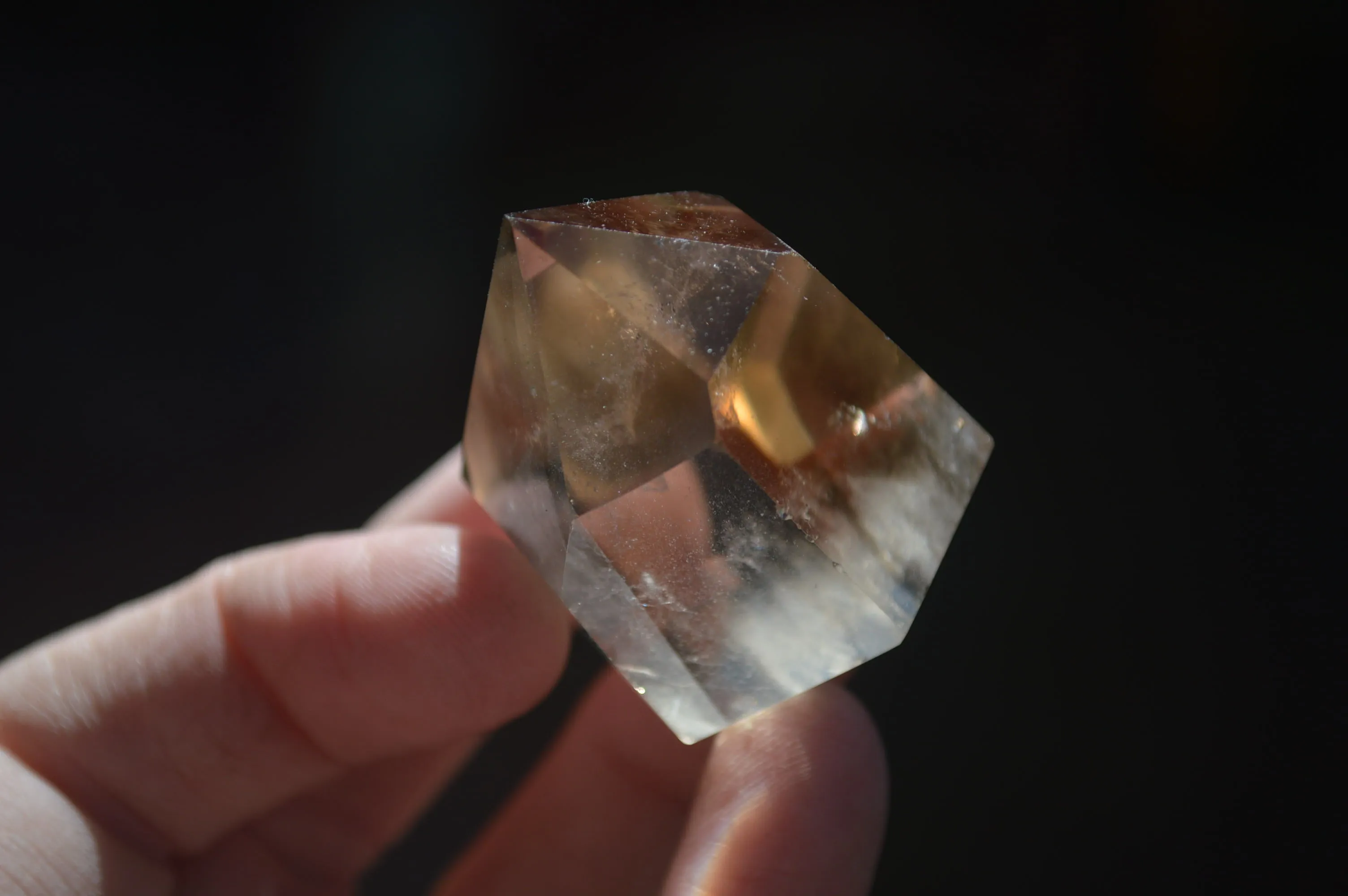 Polished Smokey Phantom Quartz Crystals x 12 From Madagascar