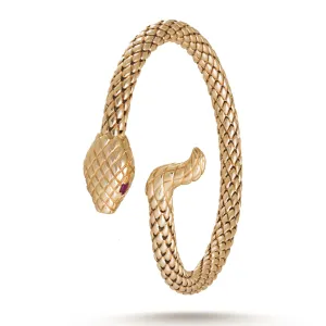 Ruby Eyed Snake Bracelet
