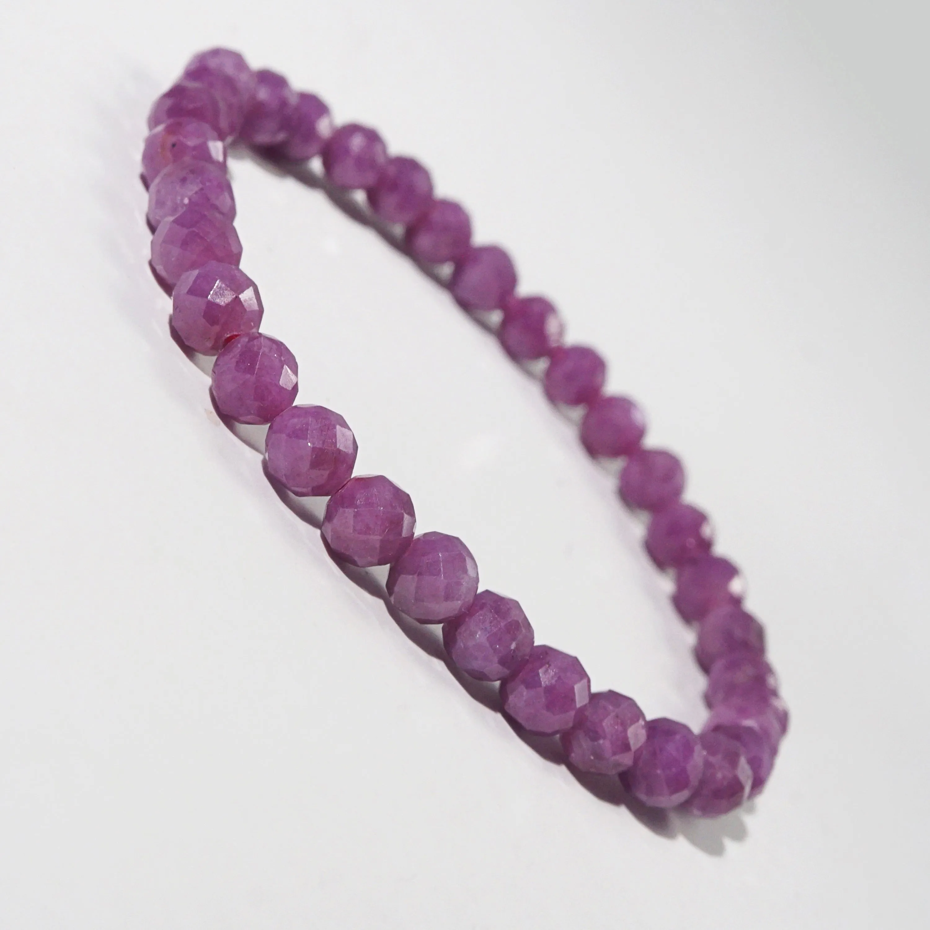 Ruby Faceted 6mm