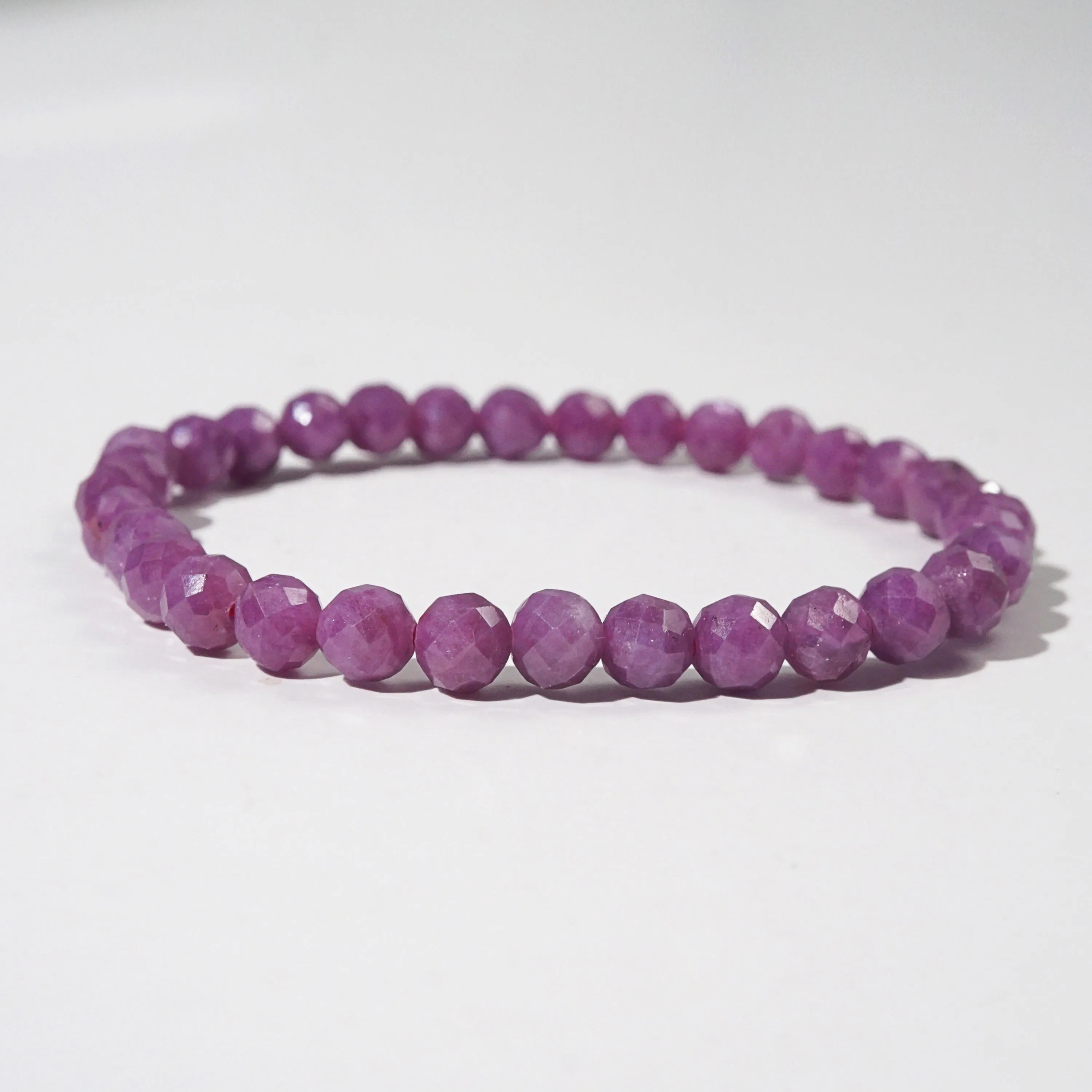 Ruby Faceted 6mm