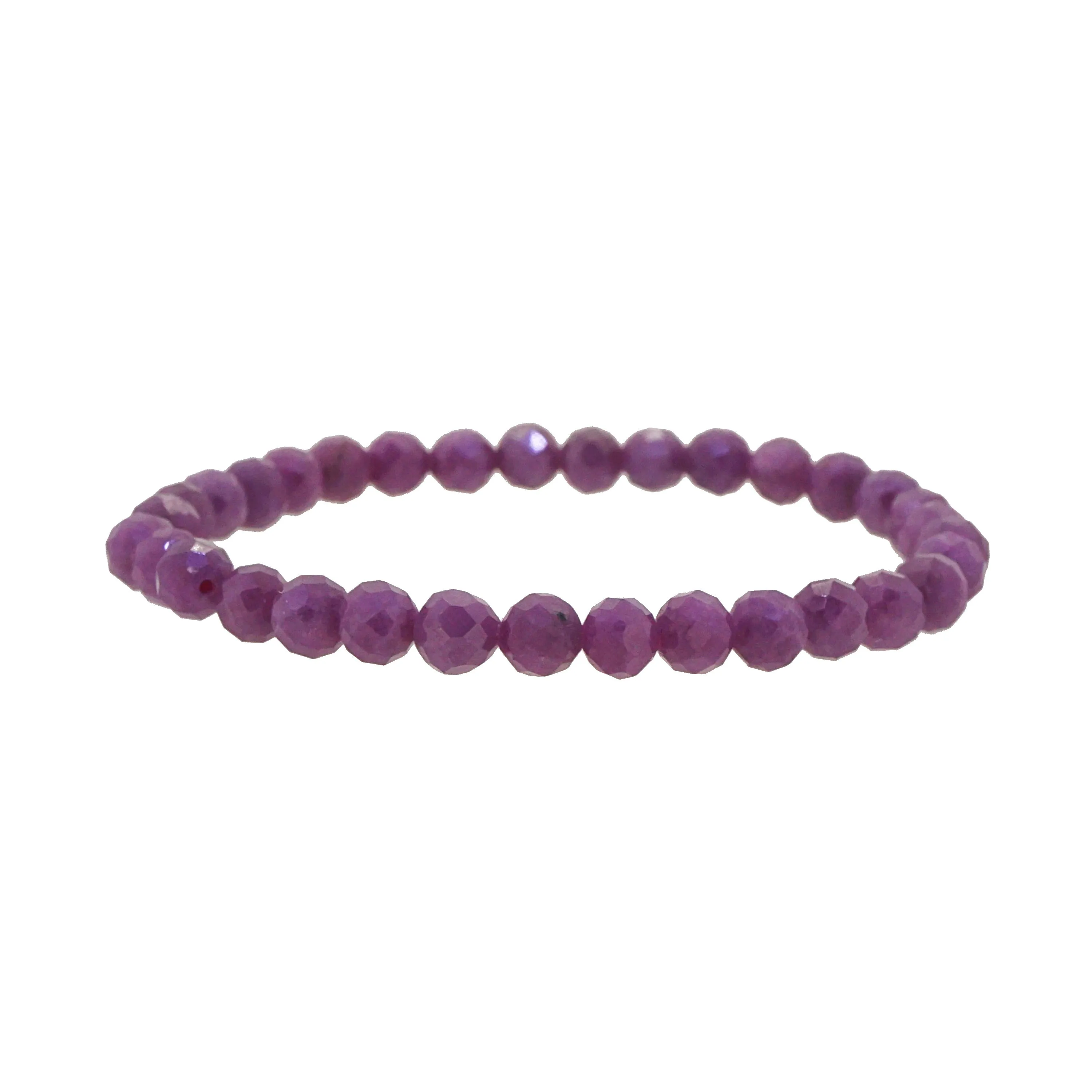Ruby Faceted 6mm