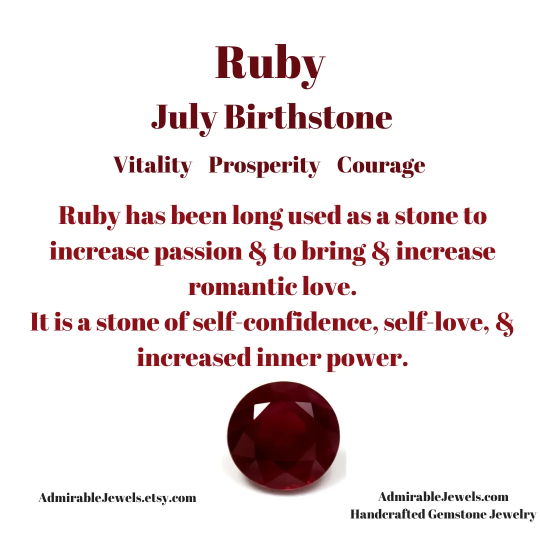 Ruby Pear Wrapped Briolette Necklace