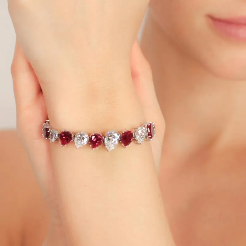 Ruby Pears Bracelet