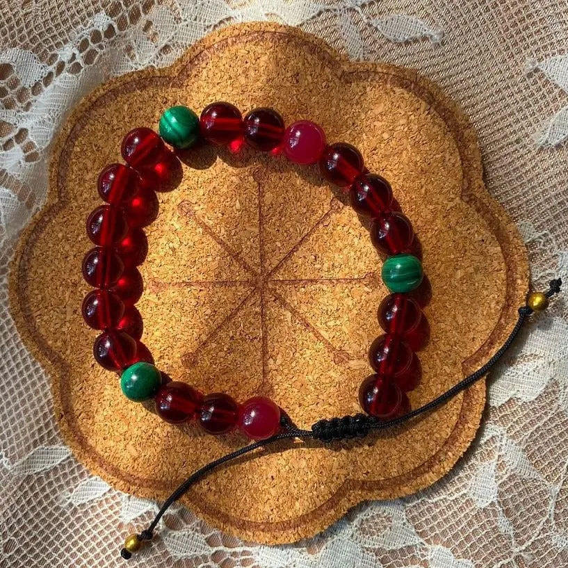 Ruby x Malachite Bracelet