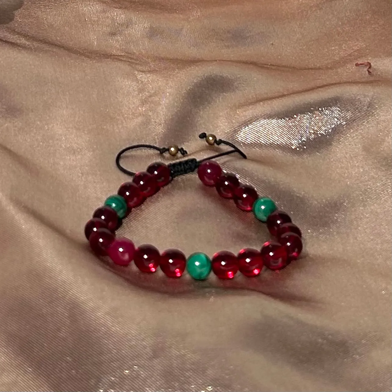 Ruby x Malachite Bracelet