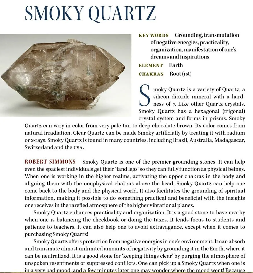 Smoky Manifestation Quartz Golden Rutile's Crystal