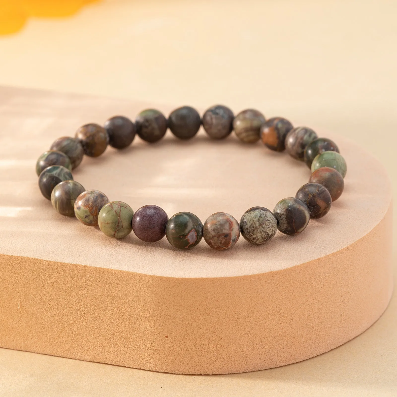 Stone Matte Beaded Bracelet for Men | Variety