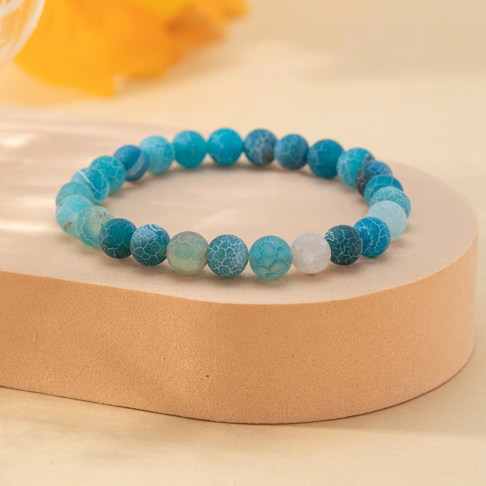 Stone Matte Beaded Bracelet for Men | Variety