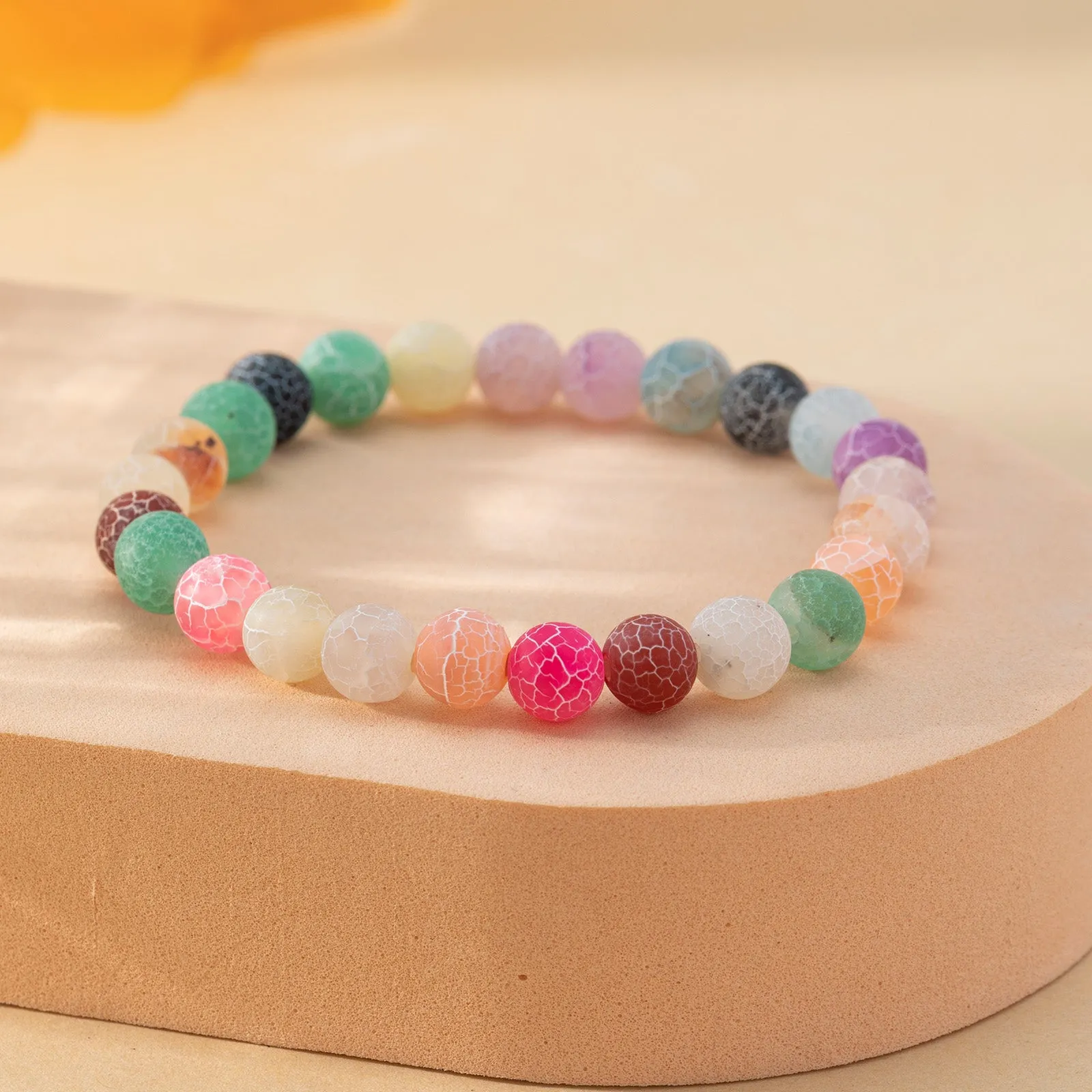 Stone Matte Beaded Bracelet for Men | Variety
