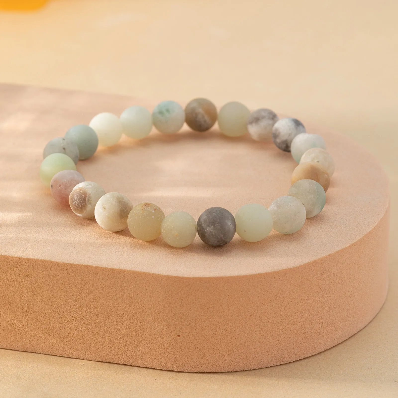 Stone Matte Beaded Bracelet for Men | Variety