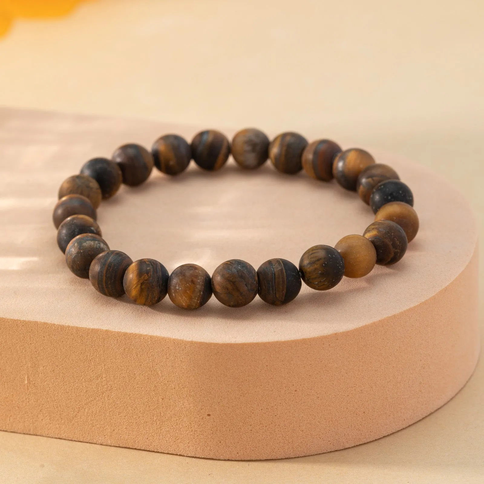 Stone Matte Beaded Bracelet for Men | Variety