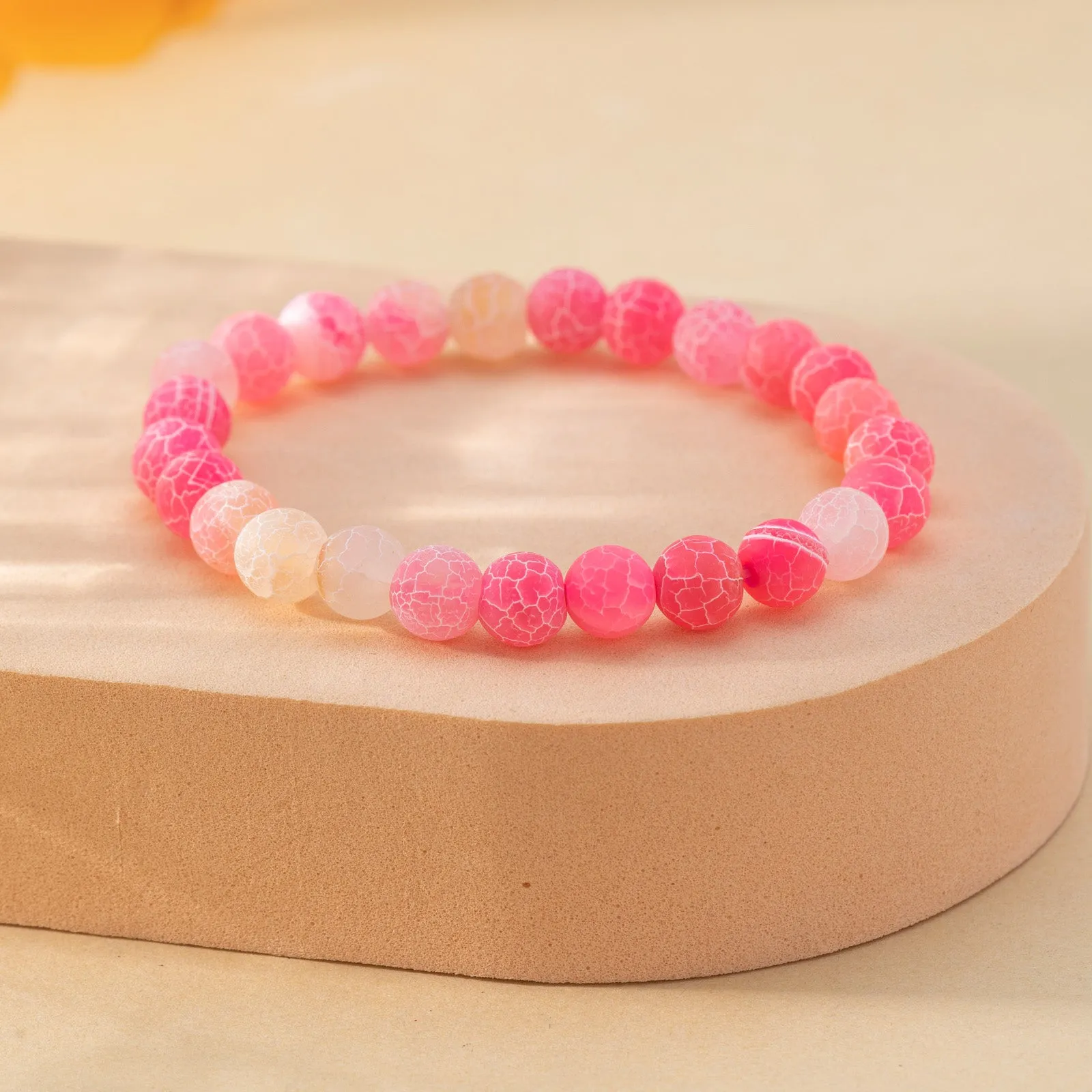 Stone Matte Beaded Bracelet for Men | Variety
