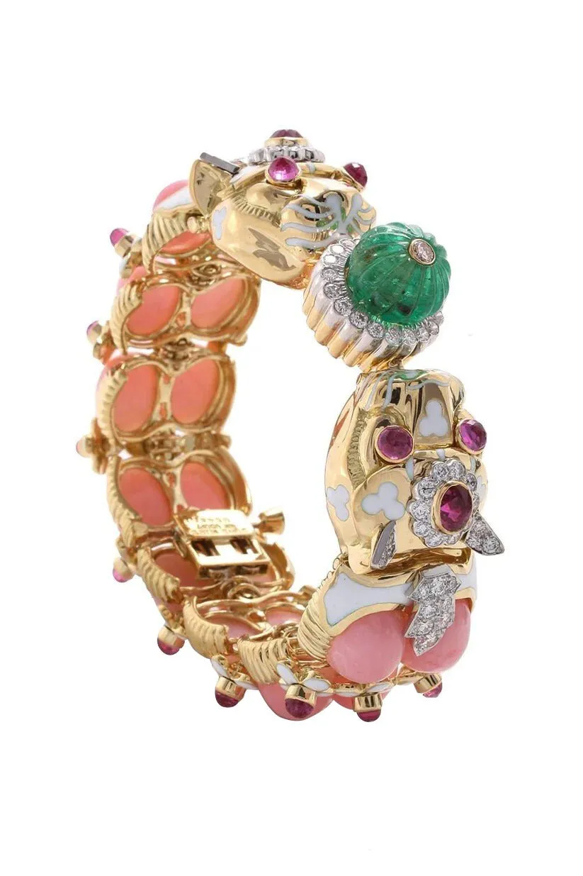 Twin Leopard Bracelet